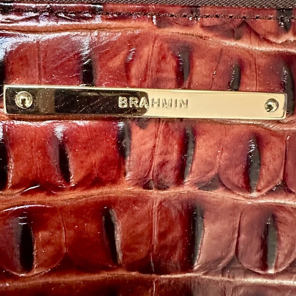 Brahmin Crocodile Embossed Wristlet -BNWT! - Picture 2 of 6